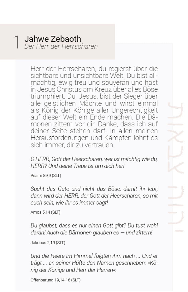 30 starke Namen Gottes für deine Anbetungszeit