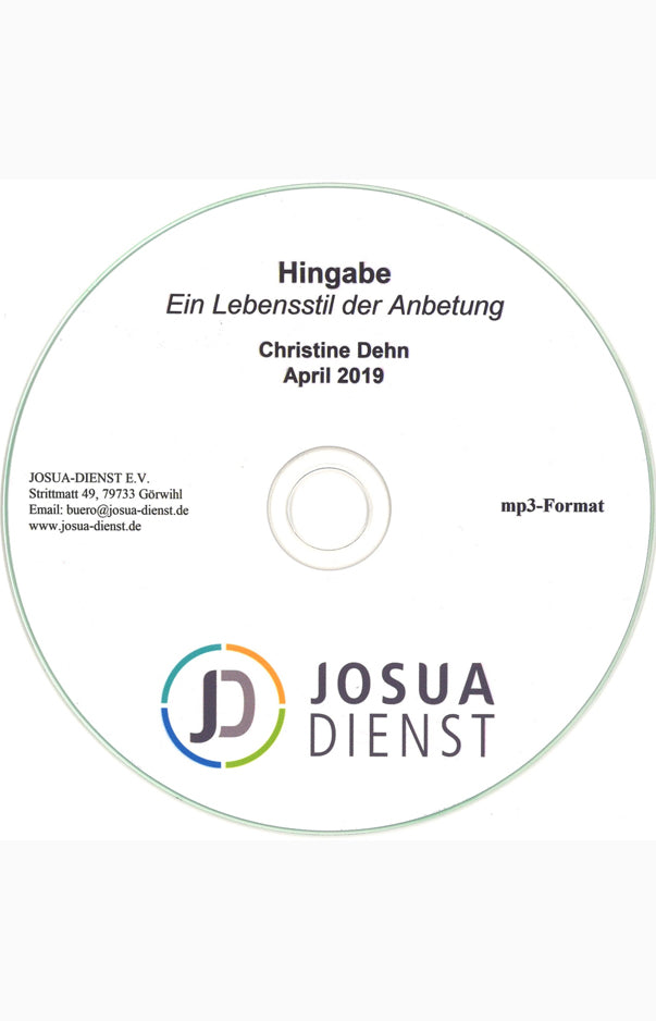 MP3-CD Hingabe - Ein Lebensstil der Anbetung