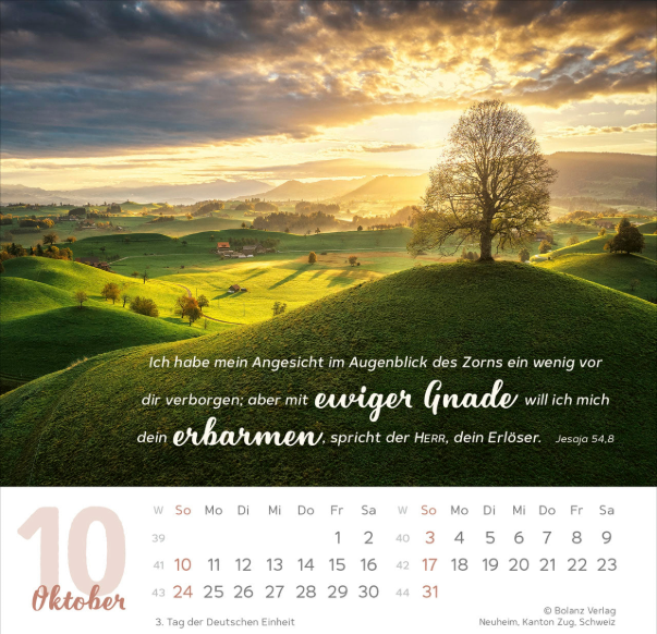 Meine Zeit 2027 - Aufstellkalender