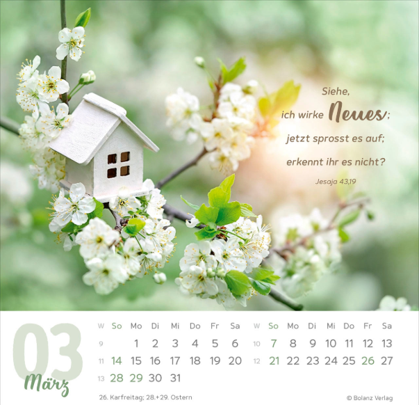 Meine Zeit 2027 - Aufstellkalender