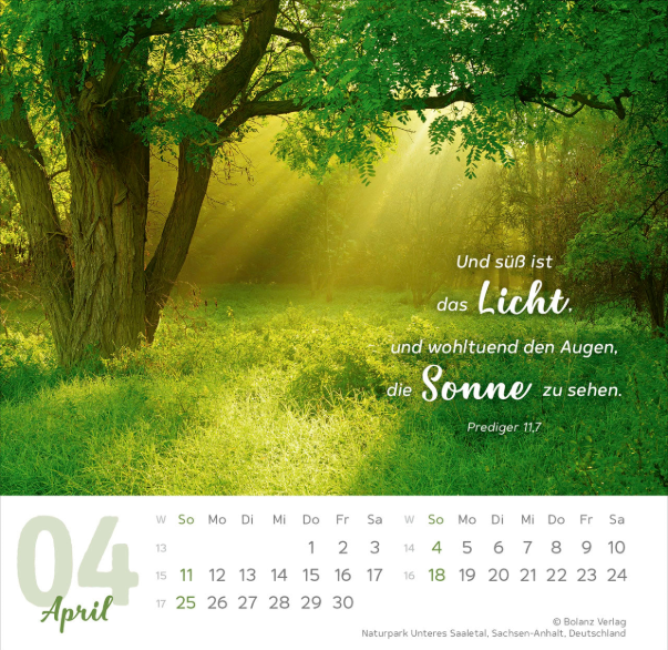 Meine Zeit 2027 - Aufstellkalender