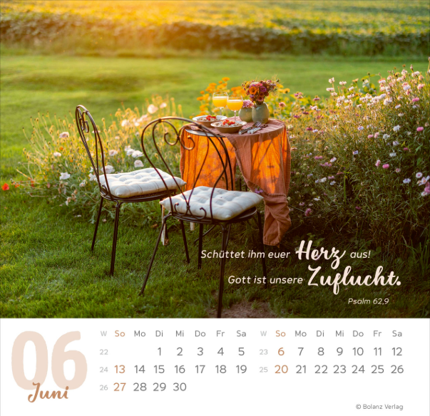 Meine Zeit 2027 - Aufstellkalender