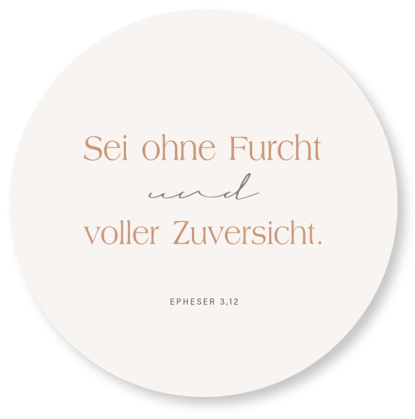 Wandschmuckbild Zuversicht
