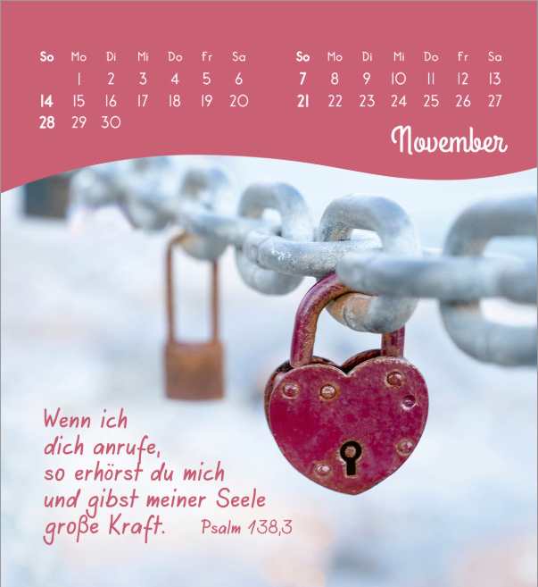 Von Herzen ein glückliches Jahr 2027 - Aufstellkalender