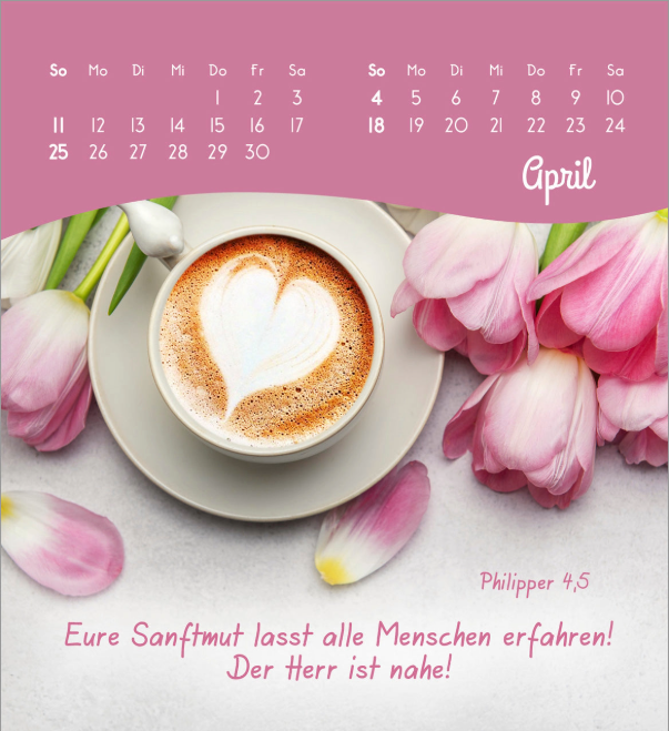 Von Herzen ein glückliches Jahr 2027 - Aufstellkalender