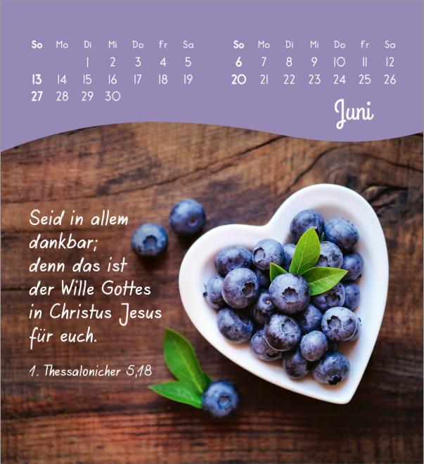 Von Herzen ein glückliches Jahr 2027 - Aufstellkalender