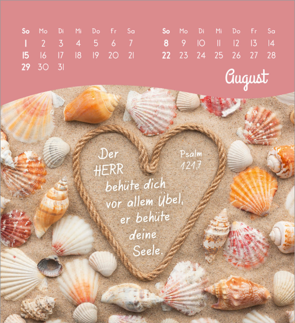 Von Herzen ein glückliches Jahr 2027 - Aufstellkalender