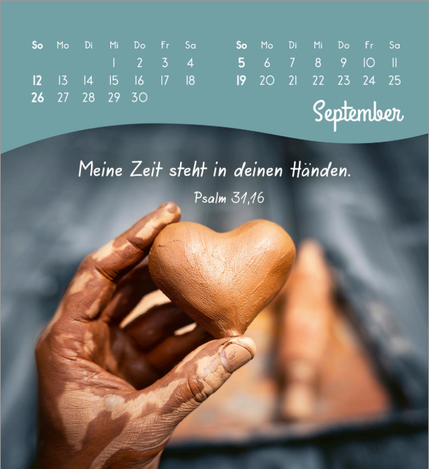 Von Herzen ein glückliches Jahr 2027 - Aufstellkalender