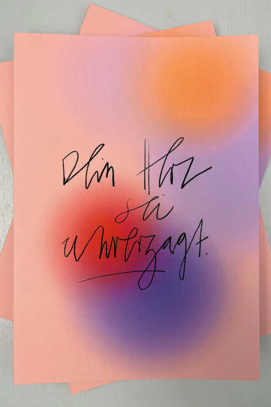 Notizbuch - Dein Herz sei unverzagt