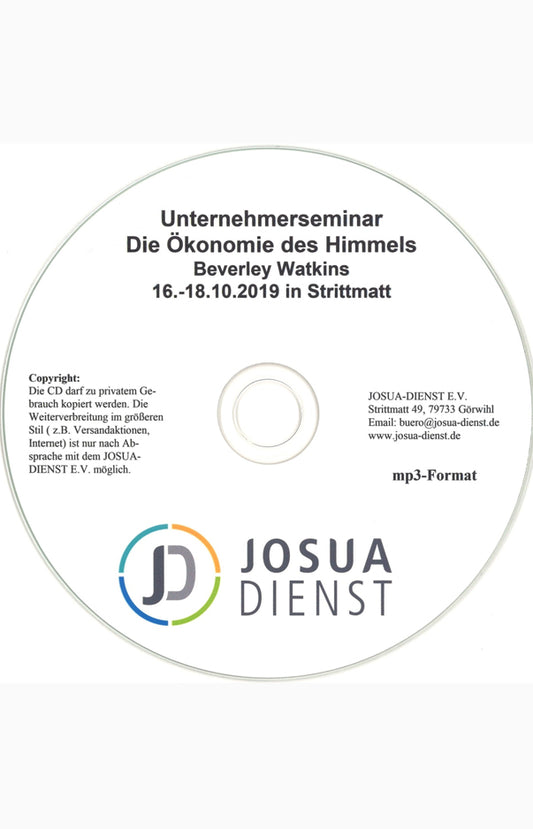 MP3-CD Die Ökonomie des Himmels