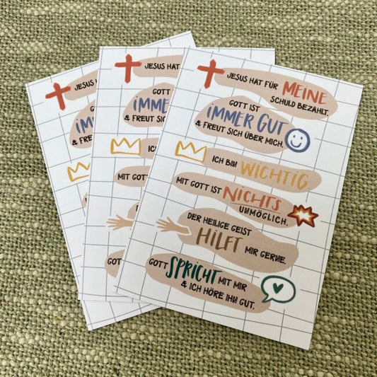 Postkarte „faith foundation | für Kids | A6