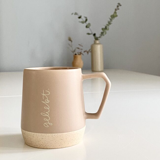 Tasse „geliebt.“